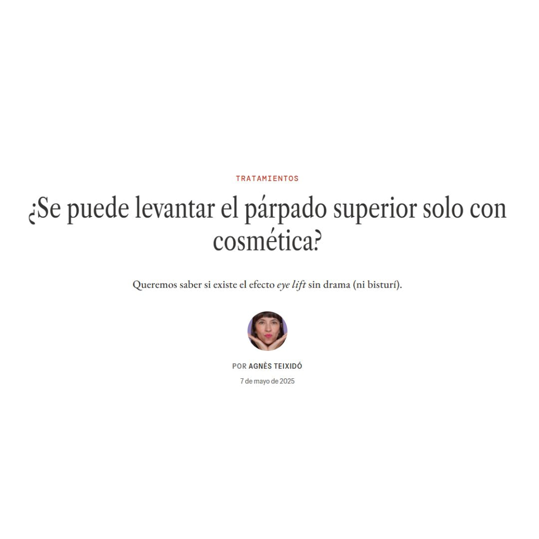 ¿Se puede levantar el párpado superior solo con cosmética? ¡GLAMOUR tiene la respuesta (y nosotros también)!