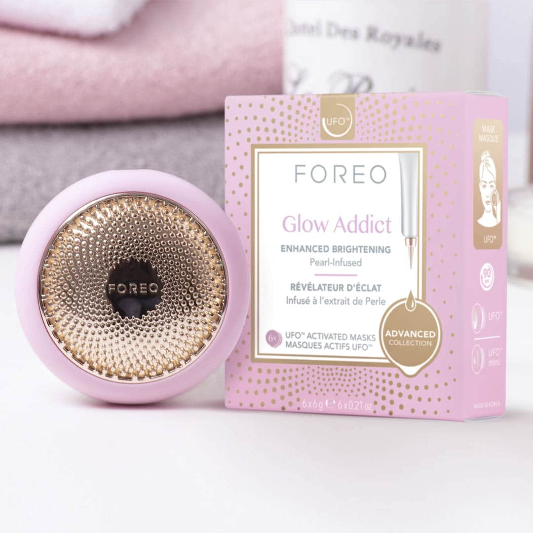 Foreo, foreo ufo 2, ufo2, tratamiento facial, mascarillas faciales, skincare. Marca FOREO, SKINVITY