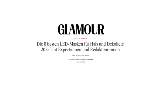 La Silicone LED Mask de SKINVITY, elegida por GLAMOUR Alemania como una de las mejores máscaras LED de 2025