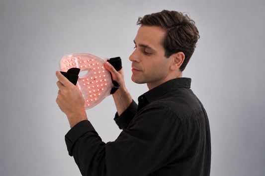 Máscara LED Facial de Silicone 3 em 1