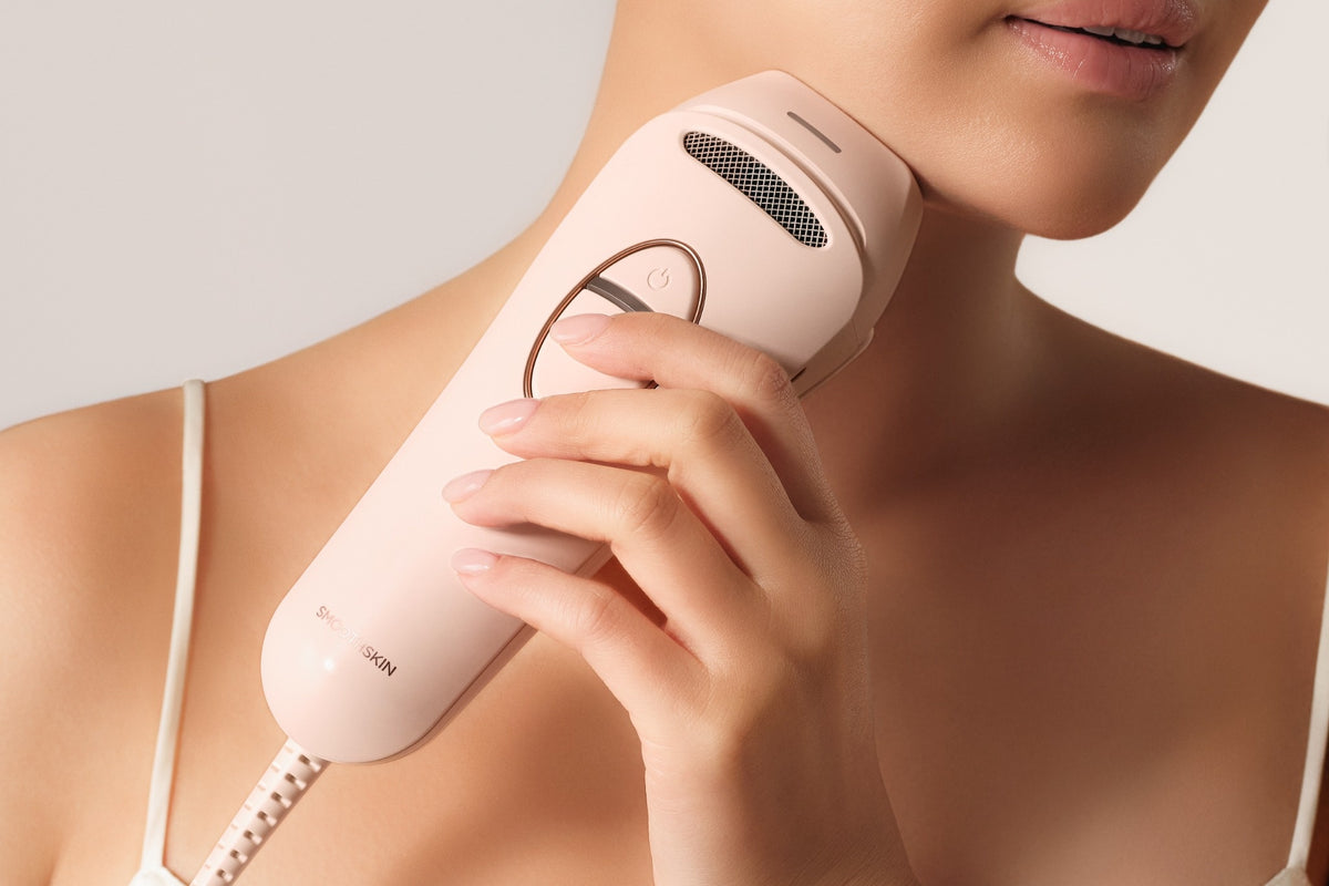 SmoothSkin Pure Ice utilizada en una zona corporal sensible