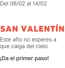 Promoción San Valentín