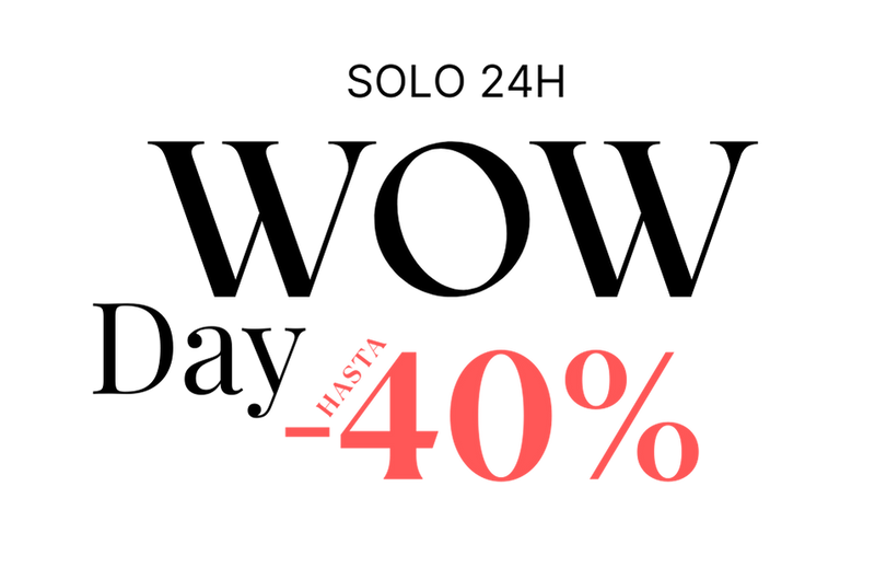 Wow day hasta 40% de descuento durante 24 horas